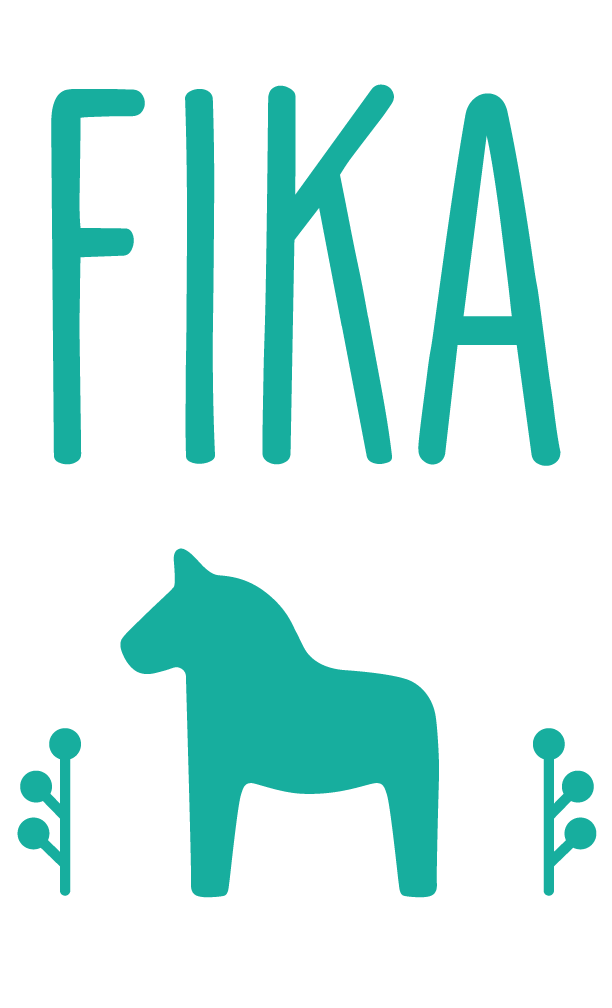FIKA Cafe Dala Horse Logo